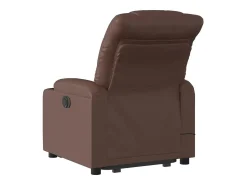 Best Poltrona massagens reclinável elevatória couro artif. SHL272450 Castanho
