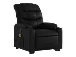 Poltrona* Poltrona massagens reclinável elevatória couro artificial SHL929832 Preto