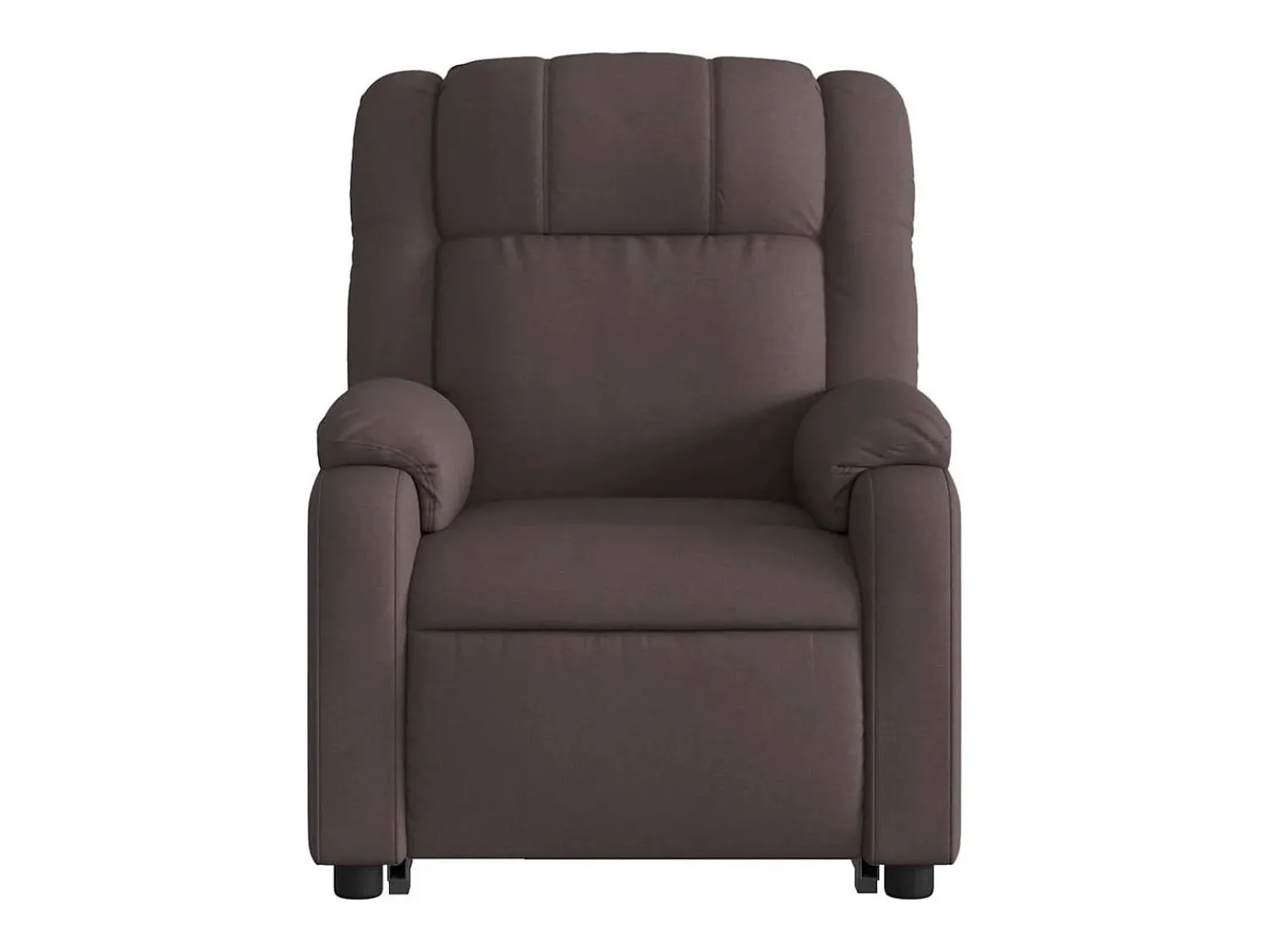 Poltrona massagens reclinável elevatória tecido -escuro SHL688354^ Poltrona