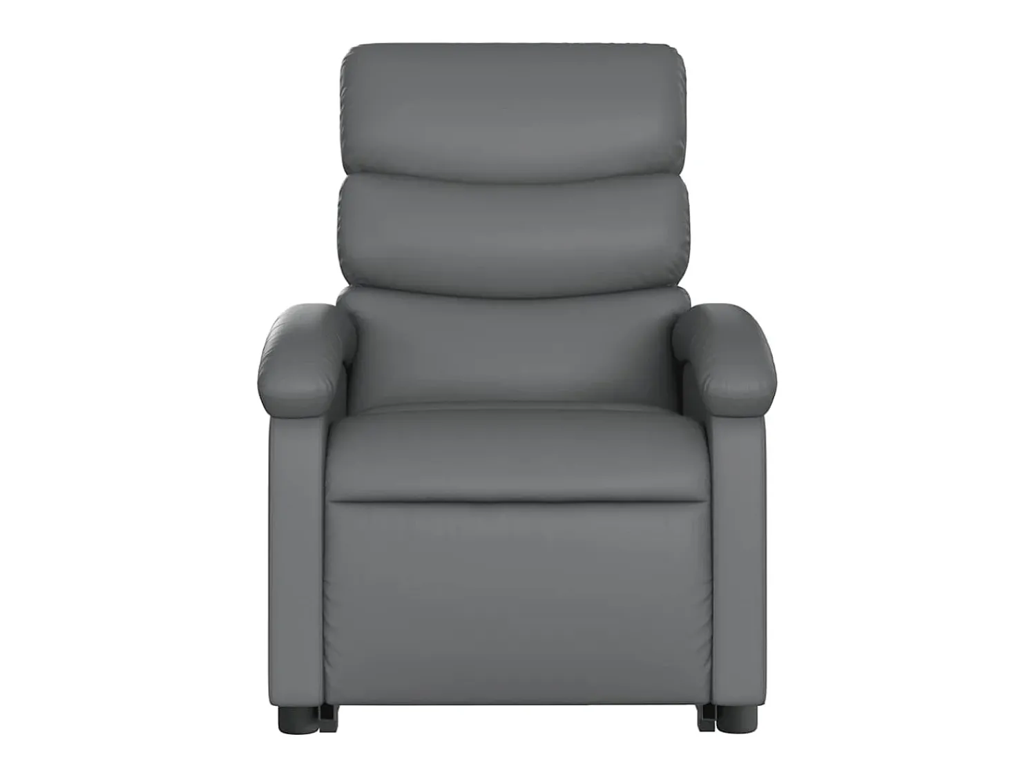 Poltrona| Poltrona massagens reclinável elevatória couro artif. SHL932128 Cinzento