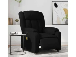 Poltrona* Poltrona massagens reclinável elétrica couro artificial SHL699869 Preto