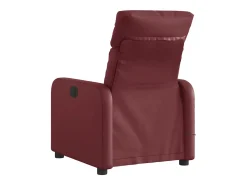 Poltrona* Poltrona massagens reclin. elétrica couro artif. -tinto SHL259418 Vermelho