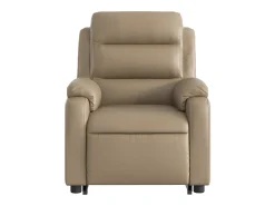 Best Poltrona massagens reclinável elevatória couro art. cappuccino SHL867421 Castanho