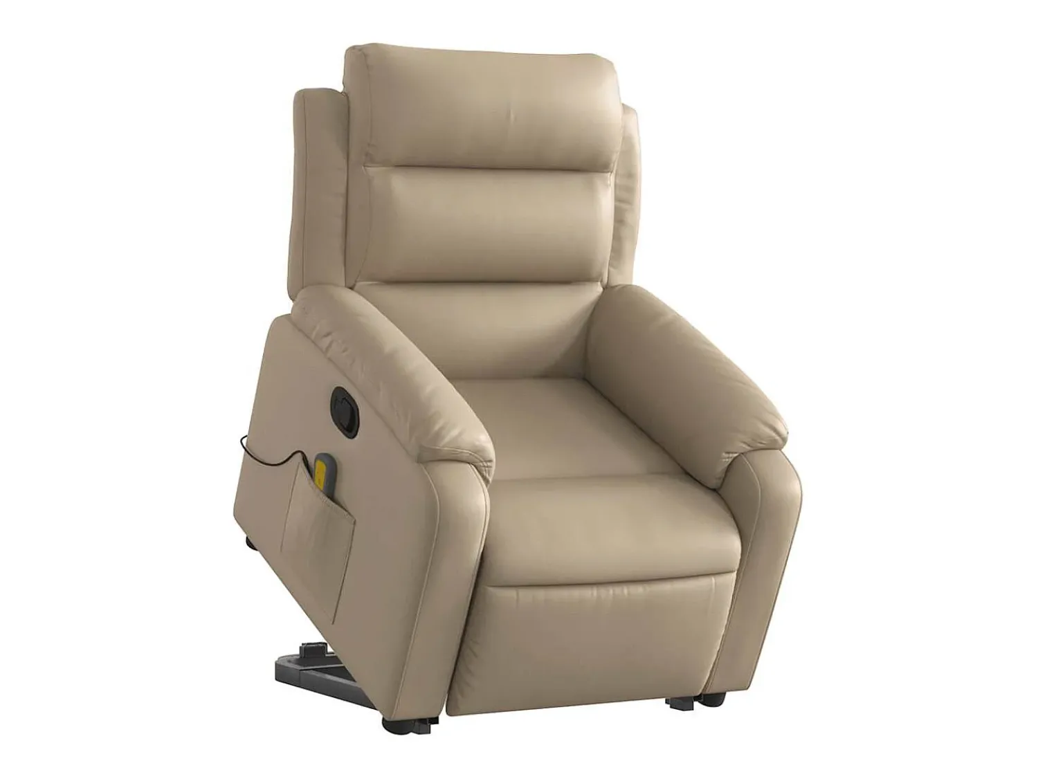 Best Poltrona massagens reclinável elevatória couro art. cappuccino SHL867421 Castanho