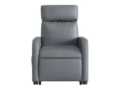 Poltrona massagens reclinável elevatória couro artif. SHL783119^ Poltrona