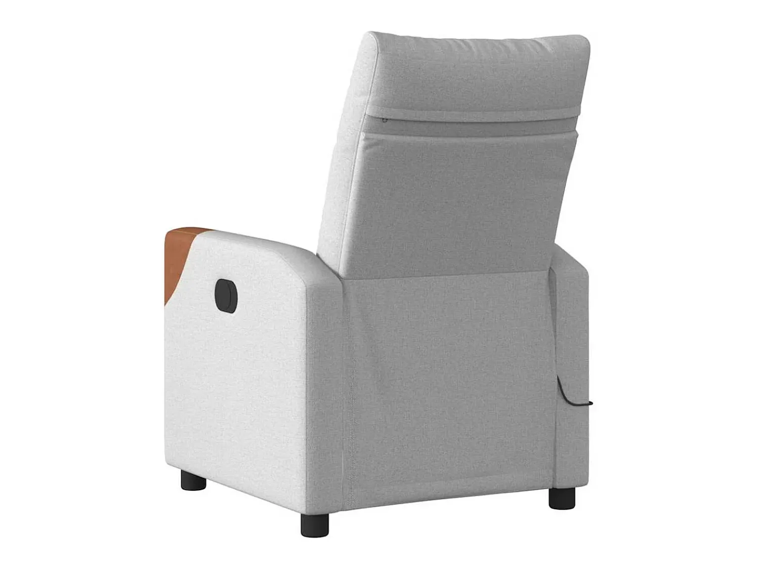 Poltrona| Poltrona massagens reclinável elétrica tecido -nublado SHL32005 Cinzento