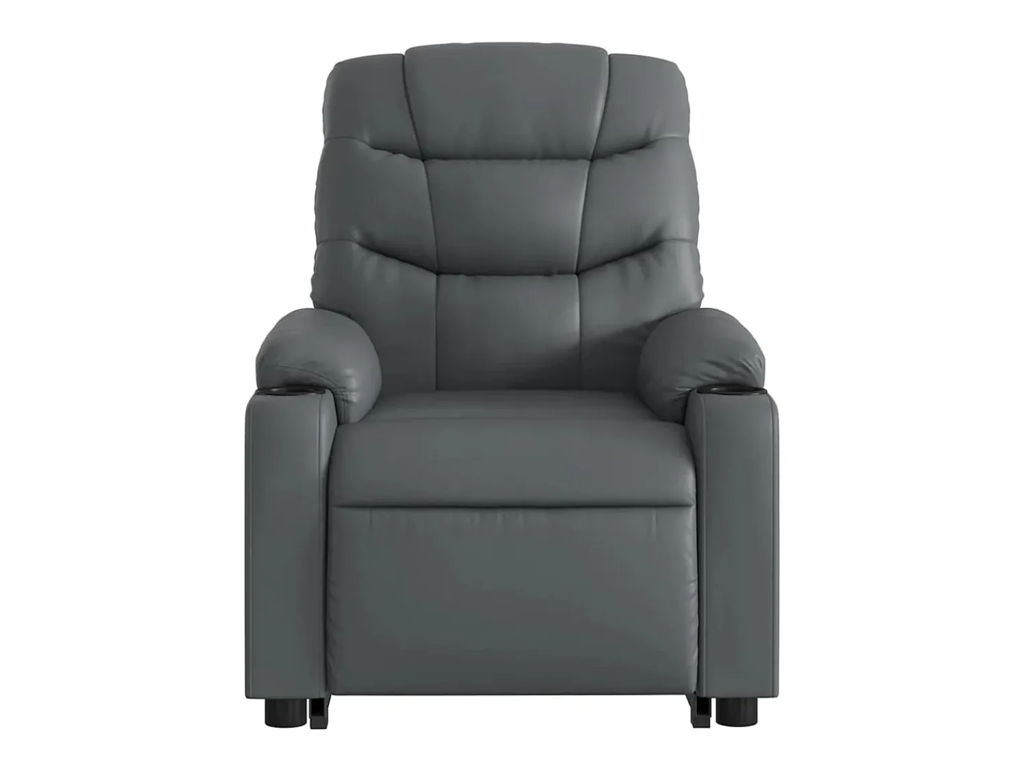 Poltrona* Poltrona massagens reclinável elevatória couro artif. SHL115008 Cinzento