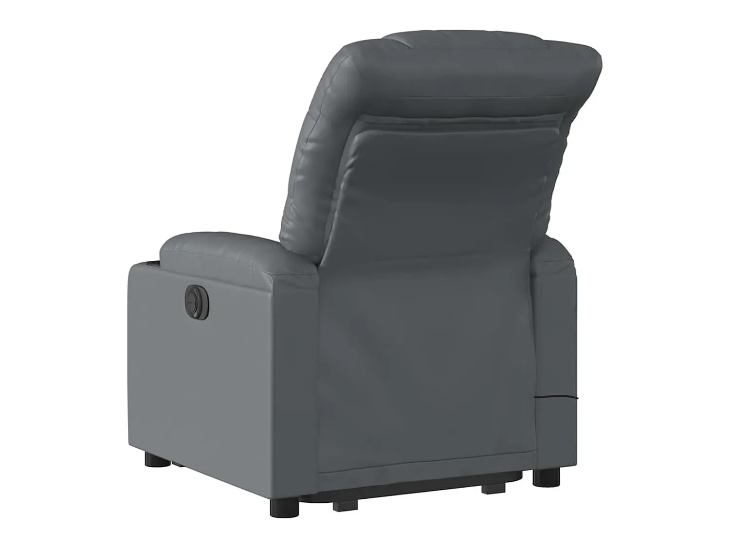 Poltrona* Poltrona massagens reclinável elevatória couro artif. SHL115008 Cinzento