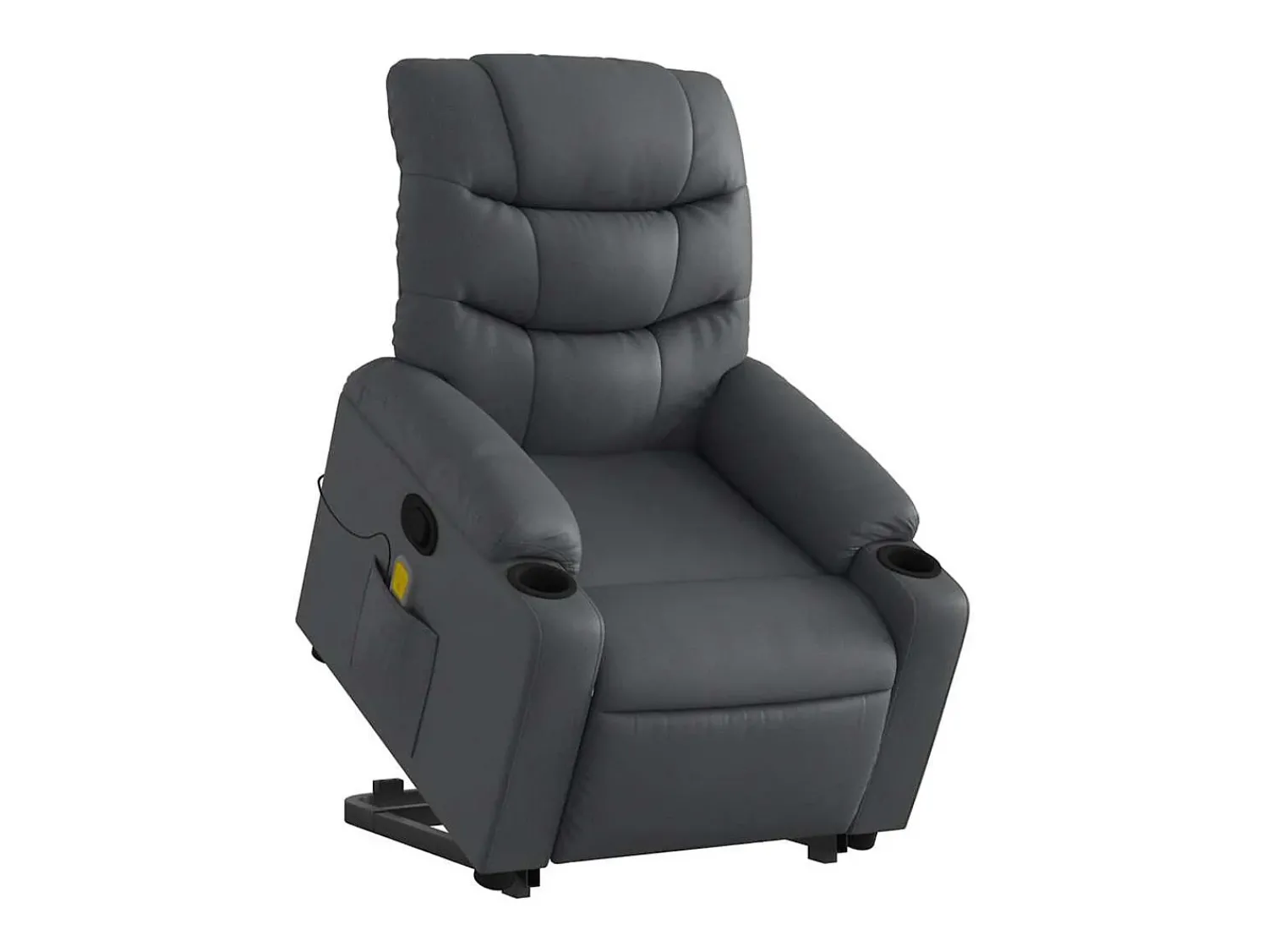 Poltrona* Poltrona massagens reclinável elevatória couro artif. SHL115008 Cinzento
