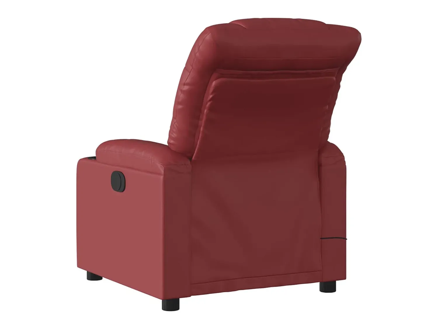 Poltrona| Poltrona massagens reclin. elétrica couro artif. -tinto SHL579982 Vermelho