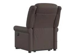 Outlet Poltrona massagens reclinável elevatória couro artificial SHL685299 Castanho