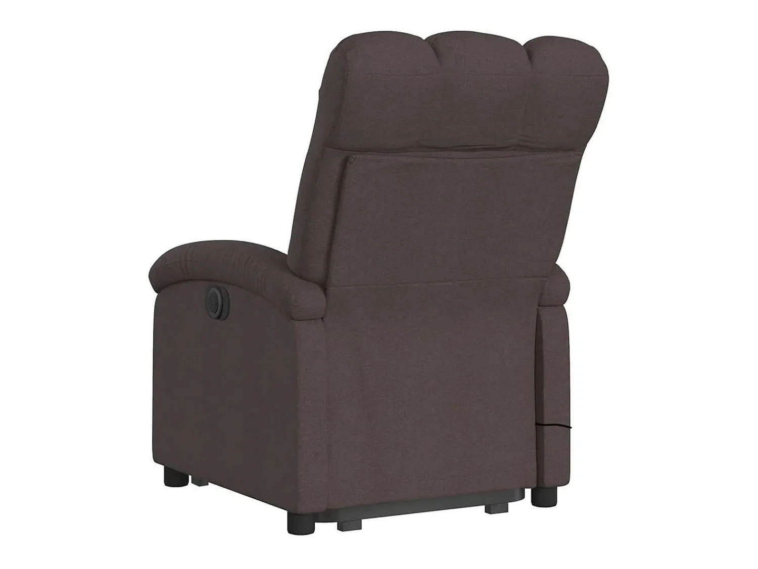 Poltrona| Poltrona massagens reclinável elevatória tecido -escuro SHL147658 Castanho