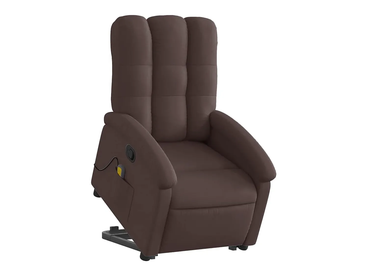 Poltrona| Poltrona massagens reclinável elevatória tecido -escuro SHL147658 Castanho