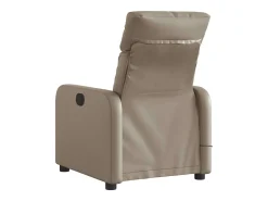 Poltrona* Poltrona massagens reclinável elétrica couro artif. cappuccino SHL666106 Castanho