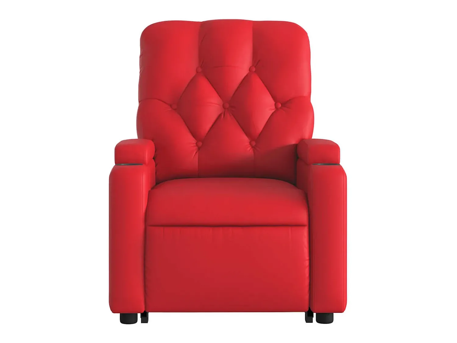 Poltrona* Poltrona massagens reclinável elevatória couro artif. SHL731238 Vermelho