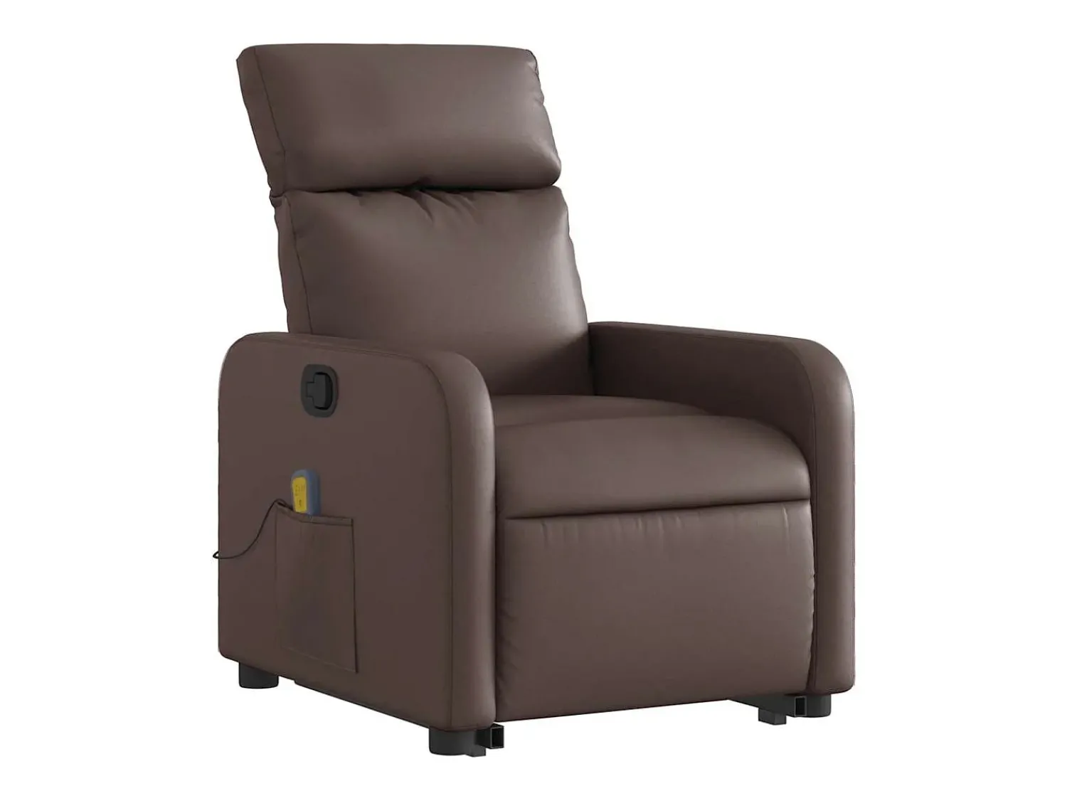 Poltrona* Poltrona massagens reclinável elevatória couro artif. SHL279173 Castanho
