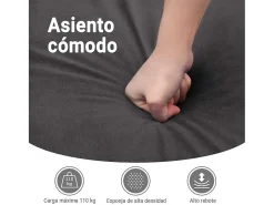 Discount vidaxl Poltrona massagens reclinável elevatória veludo tinto Vermelho