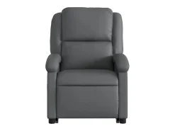 Poltrona* Poltrona massagens reclinável elevatória couro artif. SHL624600 Cinzento