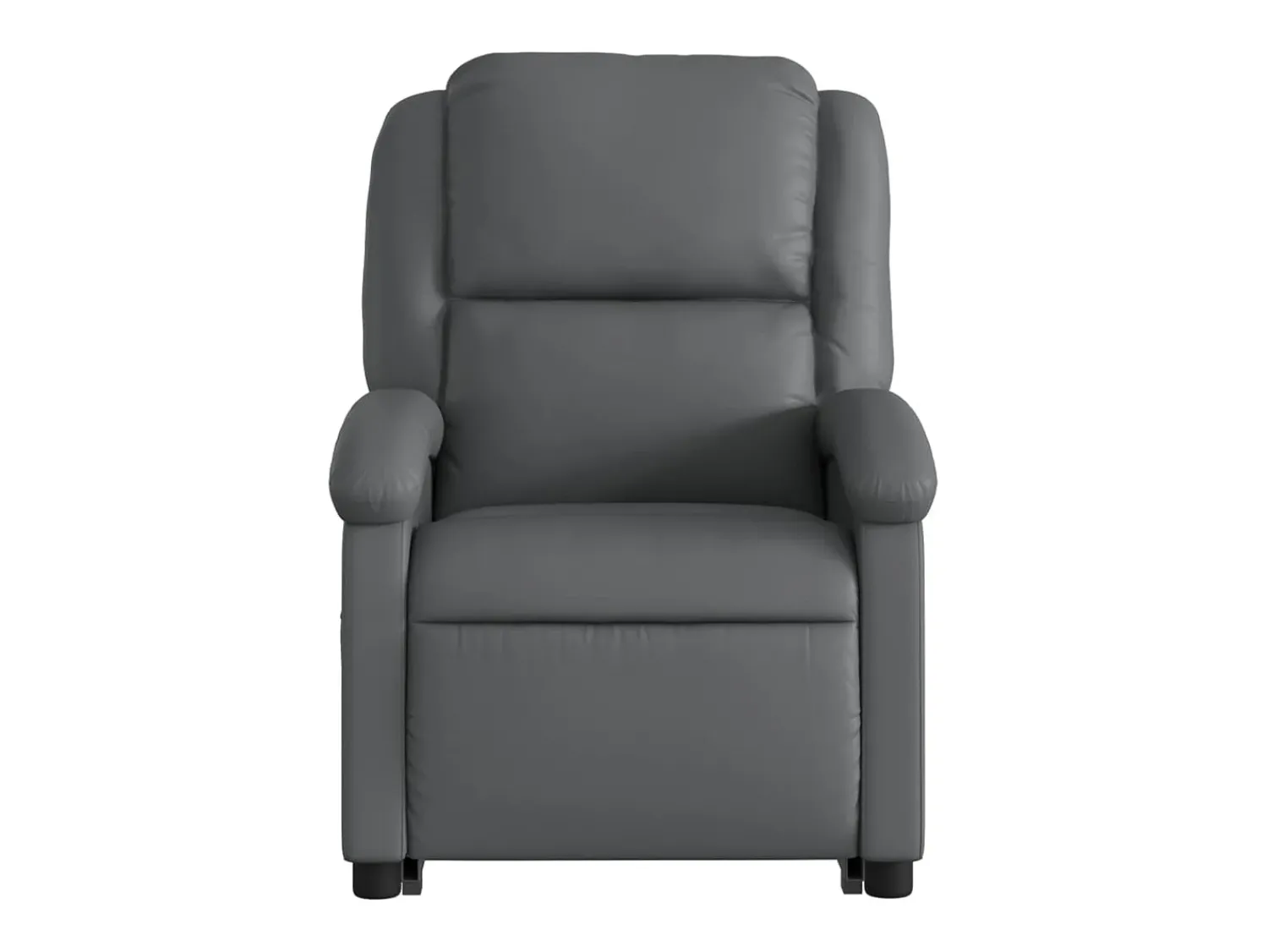 Poltrona* Poltrona massagens reclinável elevatória couro artif. SHL624600 Cinzento
