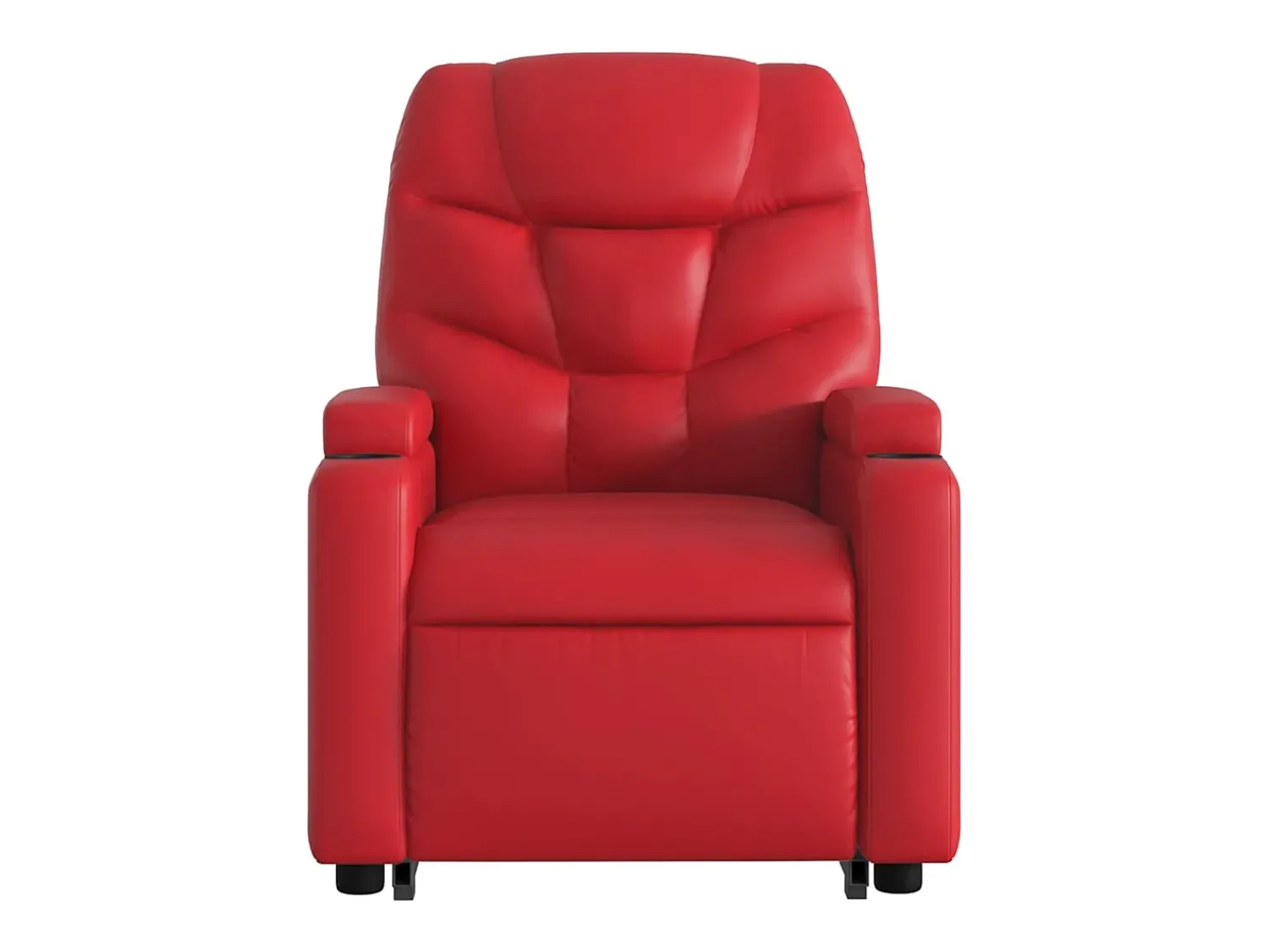Poltrona massagens reclinável elevatória couro artif. SHL375061^ Poltrona