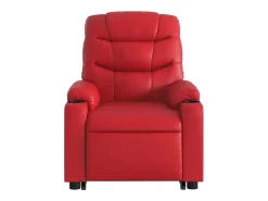 Poltrona| Poltrona massagens reclinável elevatória couro artif. SHL308568 Vermelho