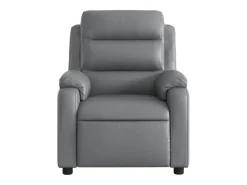 Poltrona* Poltrona massagens reclinável elétrica couro artif. SHL552682 Cinzento