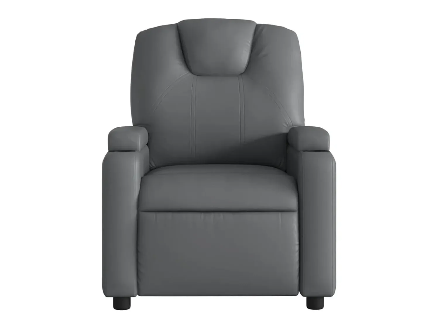 Poltrona massagens reclinável elétrica couro artif. SHL466530^ Poltrona