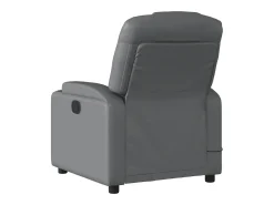 Poltrona massagens reclinável elétrica couro artif. SHL466530^ Poltrona