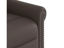 Poltrona| Poltrona massagens reclinável elétrica couro artif. SHL740243 Castanho