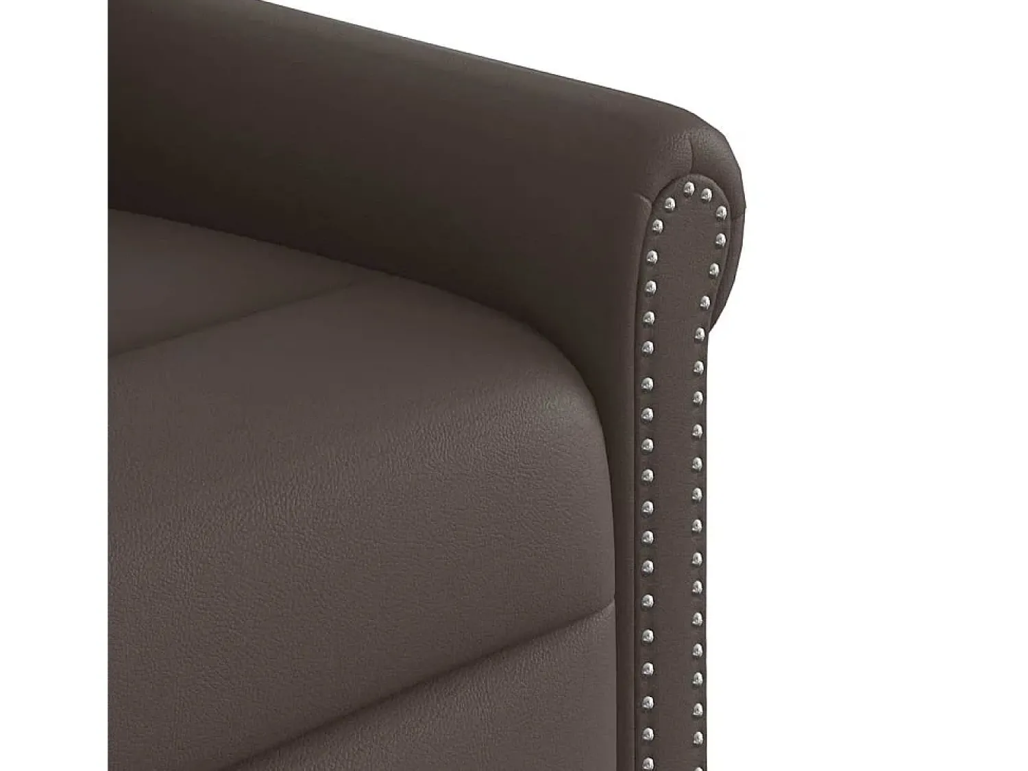 Poltrona| Poltrona massagens reclinável elétrica couro artif. SHL740243 Castanho