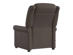 Poltrona| Poltrona massagens reclinável elétrica couro artif. SHL740243 Castanho