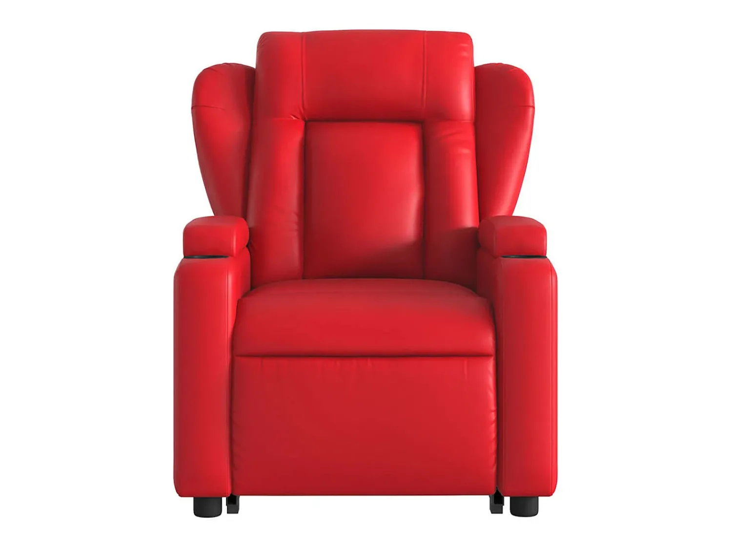 Poltrona* Poltrona massagens reclinável elevatória couro artif. SHL230128 Vermelho