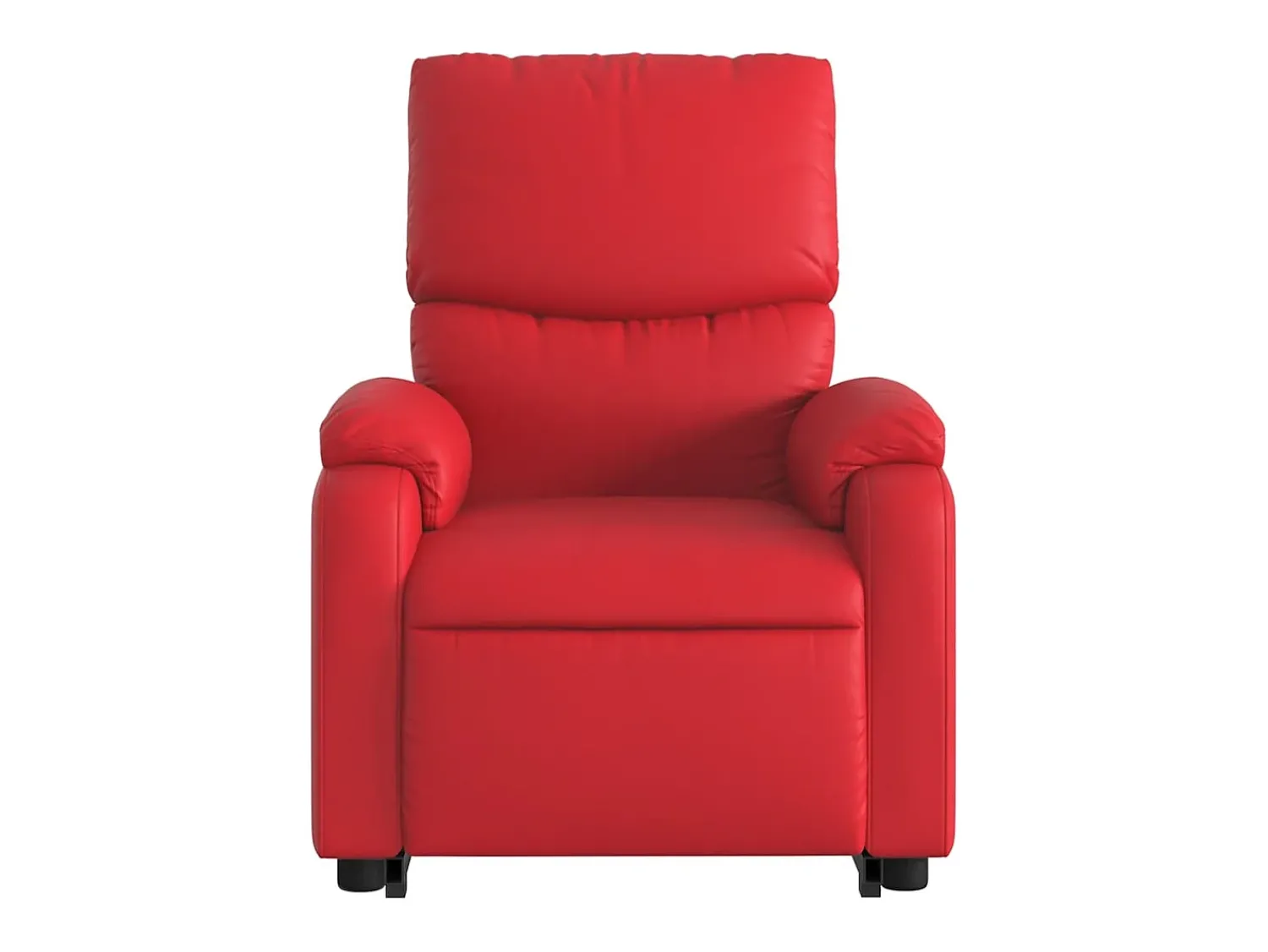 Poltrona* Poltrona massagens reclinável elevatória couro artif. SHL669522 Vermelho