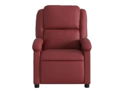 Sale Poltrona massagens reclin. elétrica couro artif. -tinto SHL838123 Vermelho