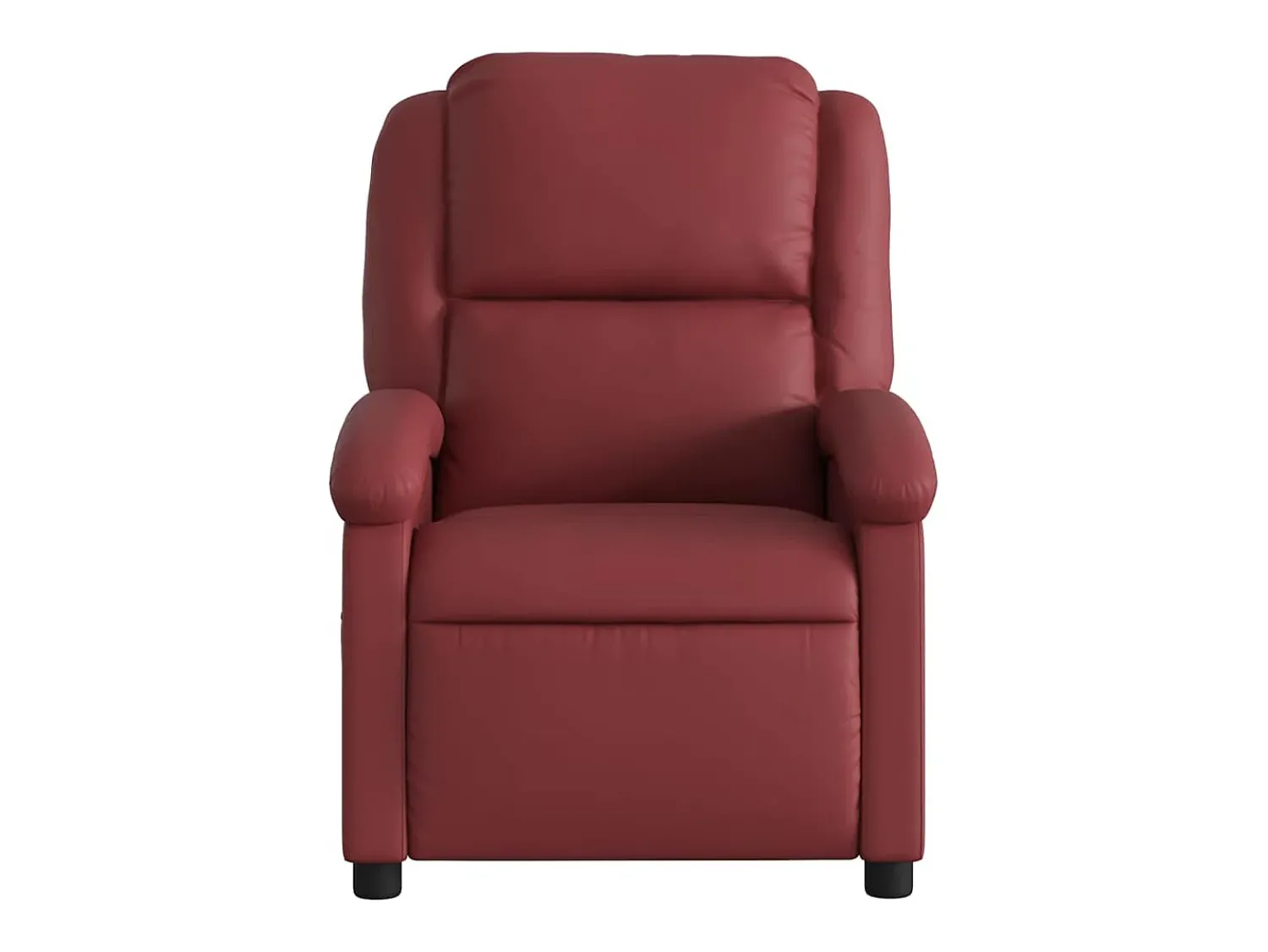 Sale Poltrona massagens reclin. elétrica couro artif. -tinto SHL838123 Vermelho