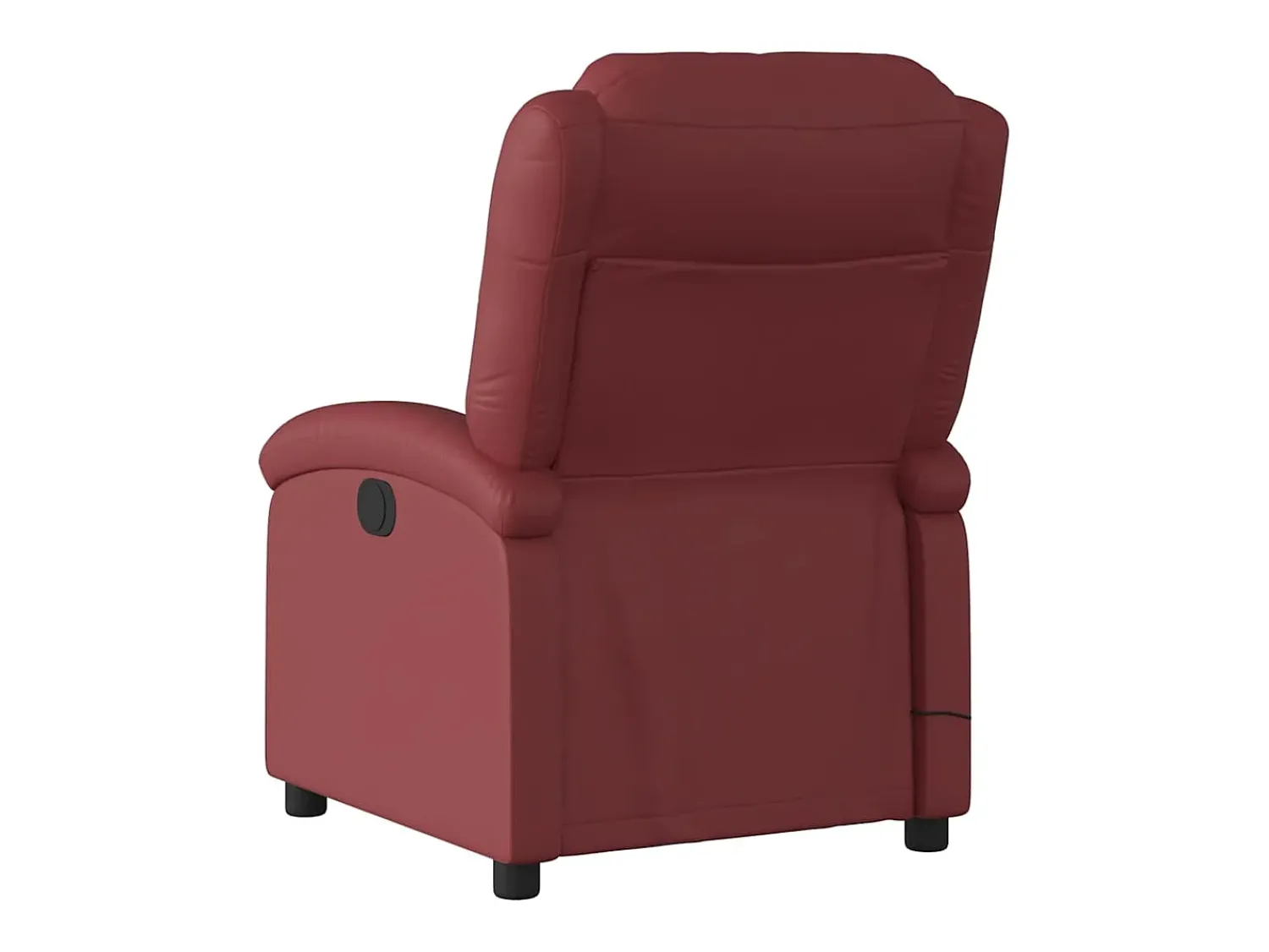 Sale Poltrona massagens reclin. elétrica couro artif. -tinto SHL838123 Vermelho