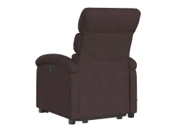 Poltrona| Poltrona massagens reclinável elevatória tecido -escuro SHL197705 Castanho
