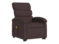 Poltrona| Poltrona massagens reclinável elevatória tecido -escuro SHL197705 Castanho