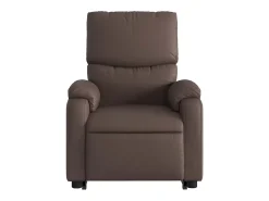 Poltrona* Poltrona massagens reclinável elevatória couro artif. SHL285928 Castanho