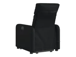 Poltrona| Poltrona massagens reclinável elevatória couro artificial SHL765395 Preto