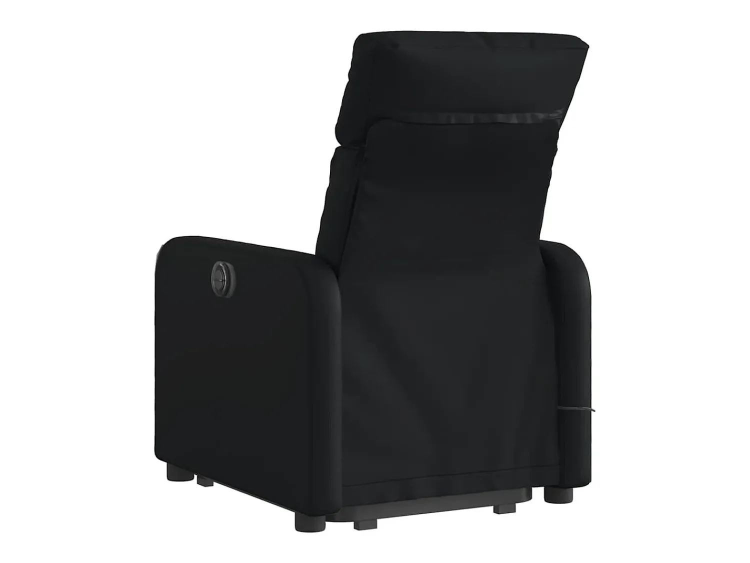 Poltrona| Poltrona massagens reclinável elevatória couro artificial SHL765395 Preto