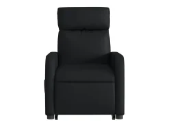 Poltrona| Poltrona massagens reclinável elevatória couro artificial SHL765395 Preto