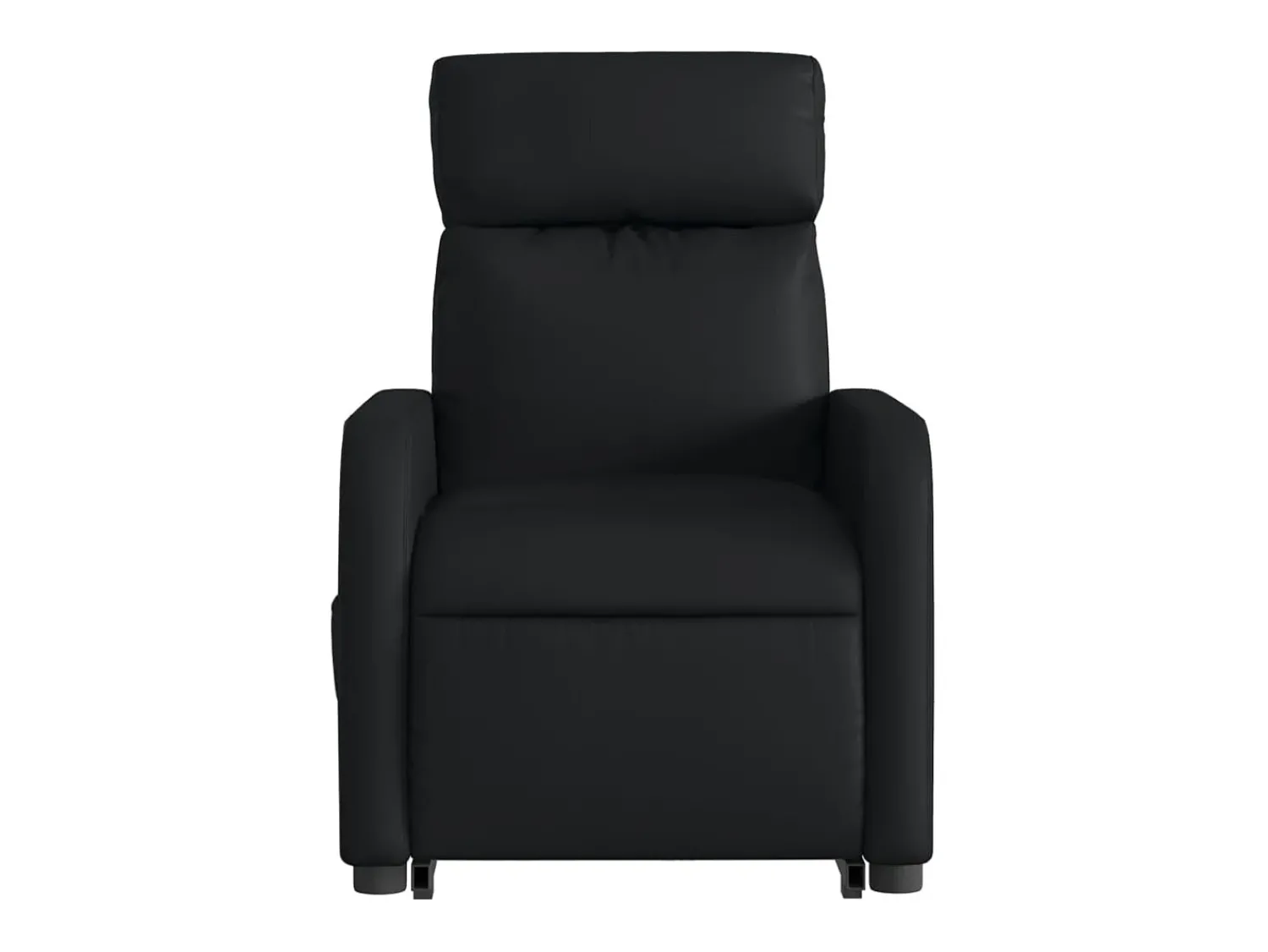 Poltrona| Poltrona massagens reclinável elevatória couro artificial SHL765395 Preto