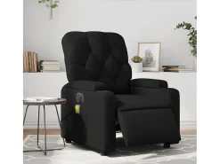 Poltrona massagens reclinável elétrica couro artificial SHL6984^ Poltrona