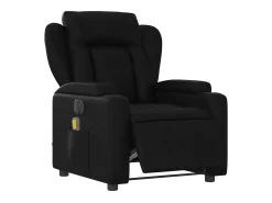 Poltrona| Poltrona massagens reclinável elétrica couro artificial SHL227945 Preto