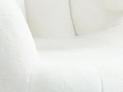 Poltrona|Vente-unique Poltrona mão giratória CATCHY em pele sintética - 3 cores Branco