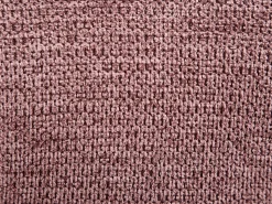 Vente-unique Poltrona moderna em tecido texturizado cor vermelho FAVINA Rosa