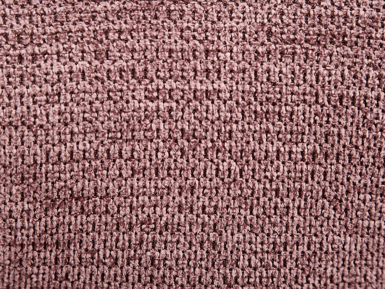 Vente-unique Poltrona moderna em tecido texturizado cor vermelho FAVINA Rosa