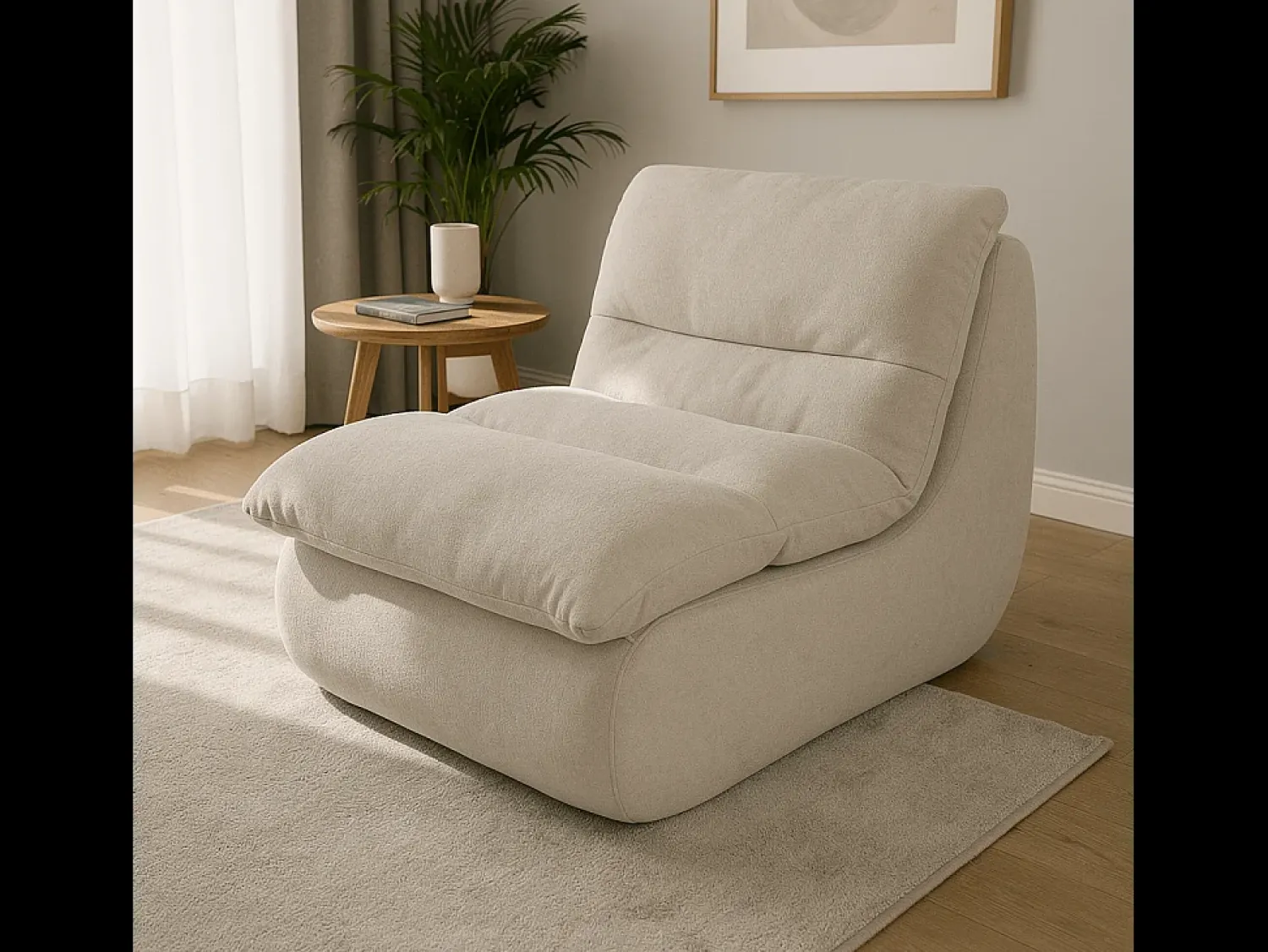 Poltrona| Poltrona Nuvia - branco Branco sujo