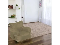 Talamo Italia Poltrona Ossidiana, Assento almofadado, Sofá individual de sala, Cadeira com braços, Fabricado em Itália, 75x65 h70 cm,^ Poltrona